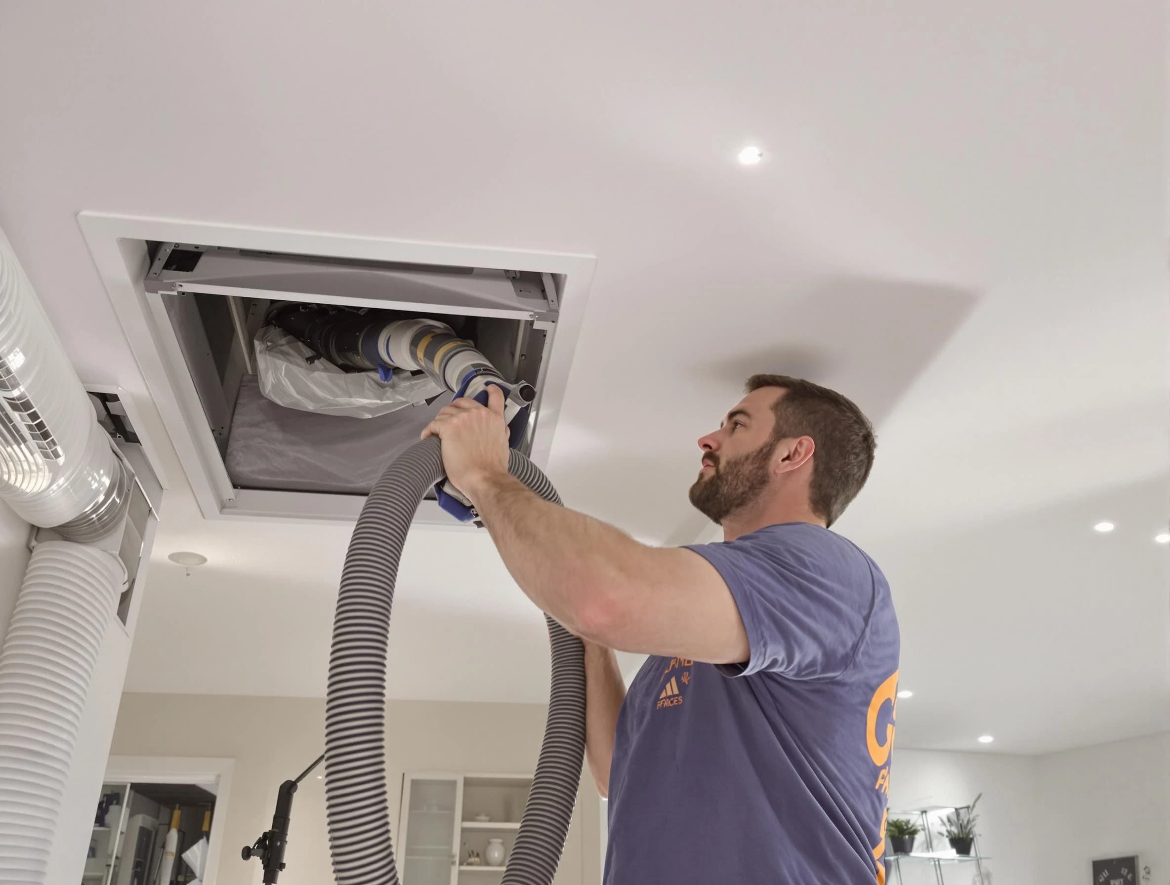 Precision indoor duct cleaning by Spencer Air Duct Cleaning in Spencer