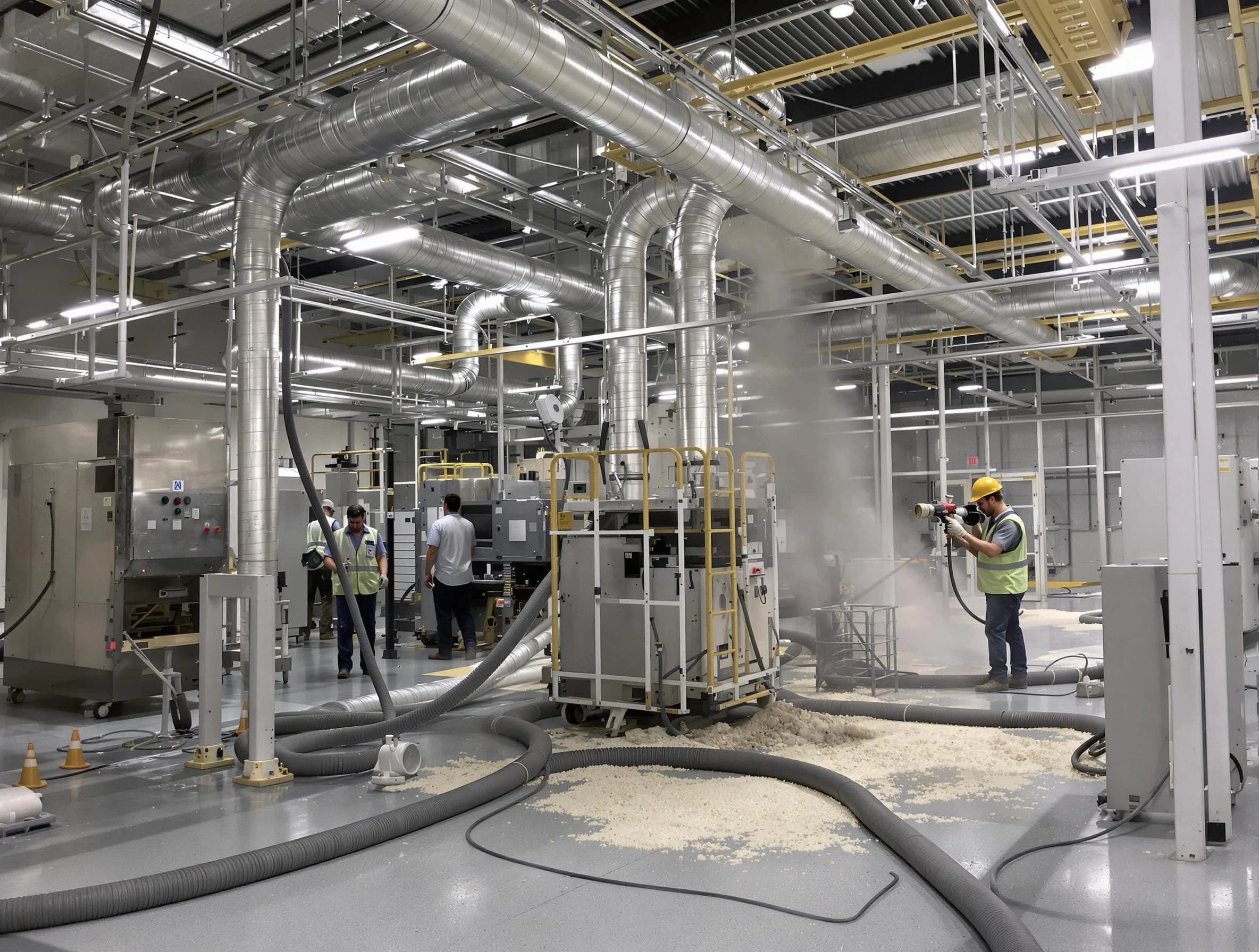 Heavy-duty industrial duct cleaning by Spencer Air Duct Cleaning in Spencer