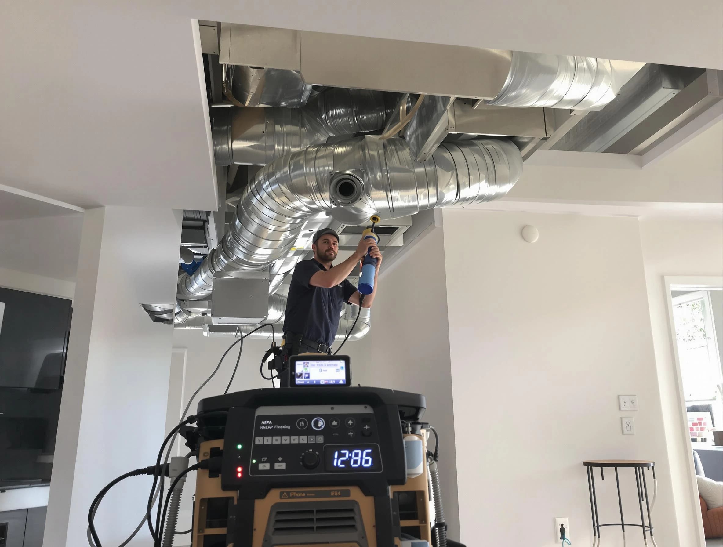 Advanced pure air duct cleaning by Spencer Air Duct Cleaning in Spencer