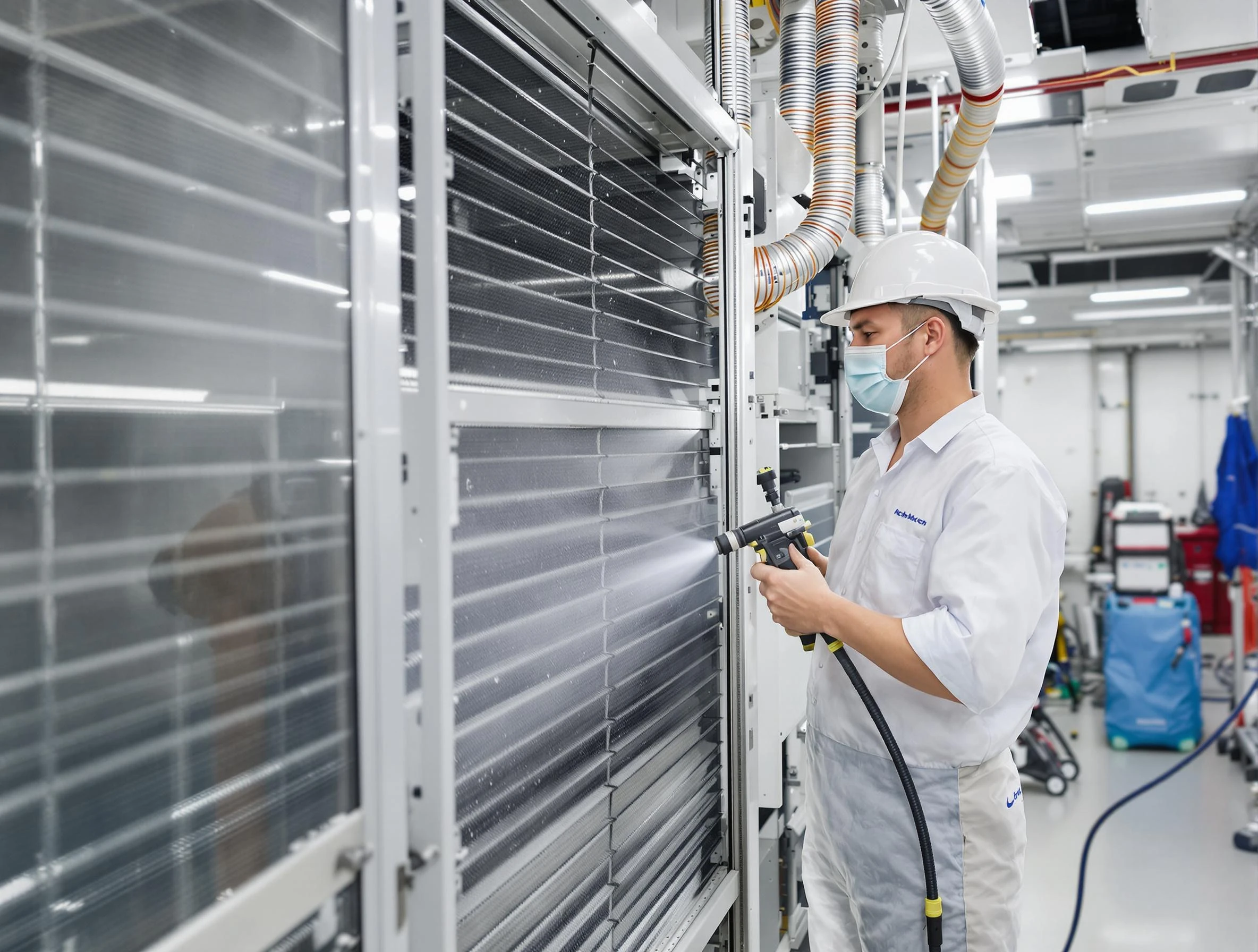 Professional AC coil cleaning by Spencer Air Duct Cleaning in Spencer