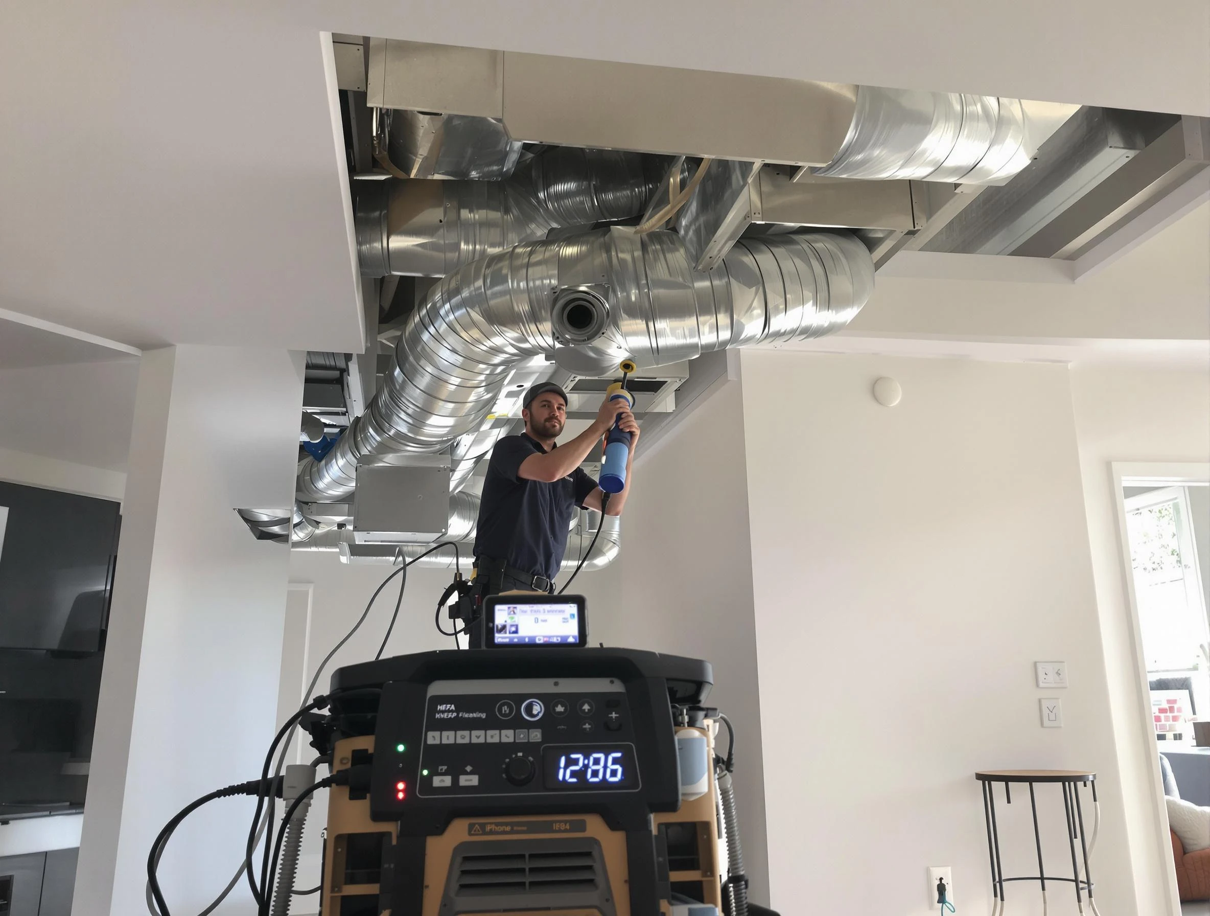 Advanced pure air duct cleaning by Spencer Air Duct Cleaning in Spencer